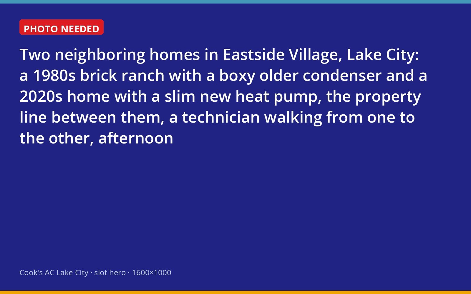 Side-by-side 1980s and 2020s homes with their outdoor units in Eastside Village