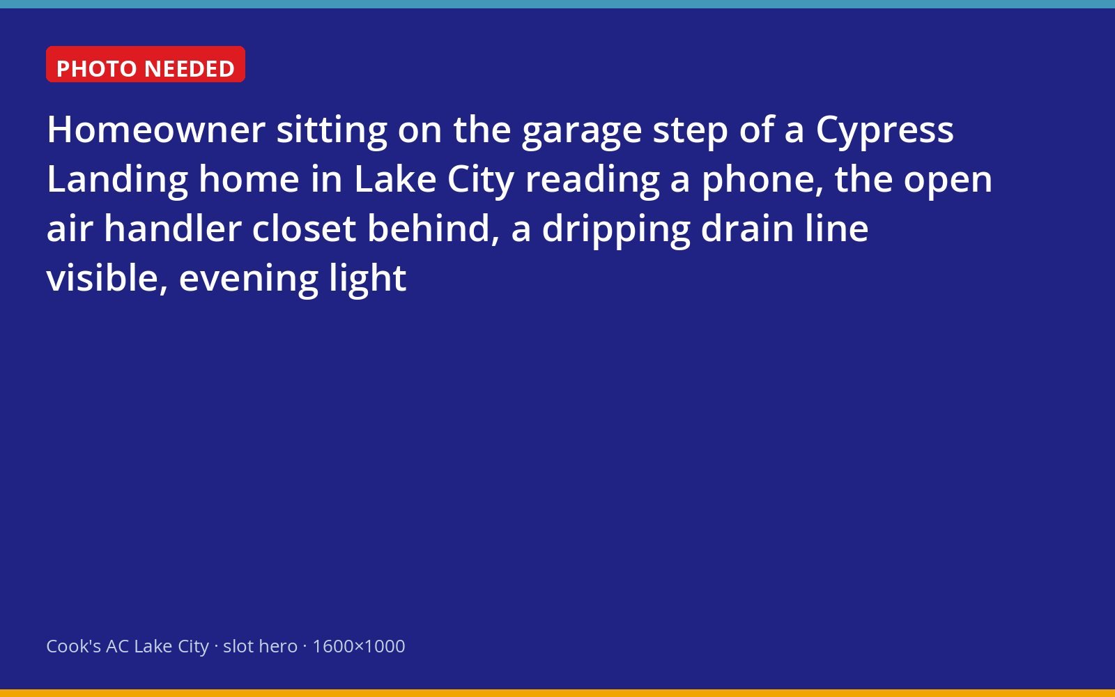 Lake City homeowner reading on a phone beside an open air handler closet in a garage